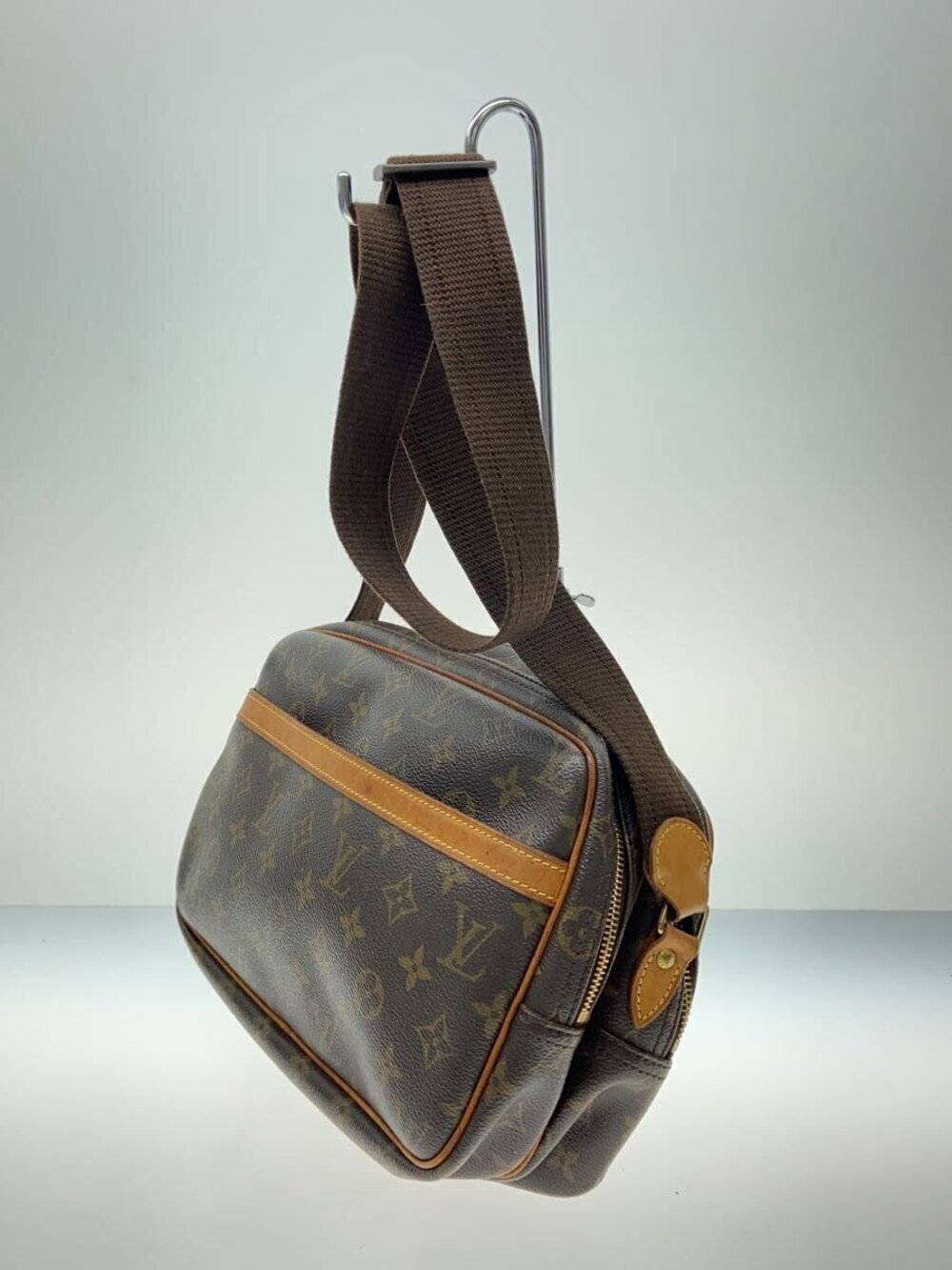 Louis Vuitton over All Brown Canvas Reporter Monogram Brown